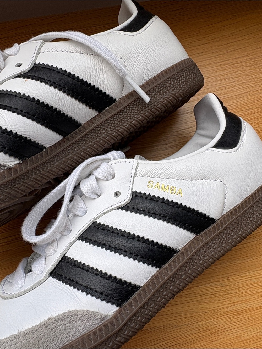 adidas White and Black Retro Trainer Sneakers - Picture 6 of 11